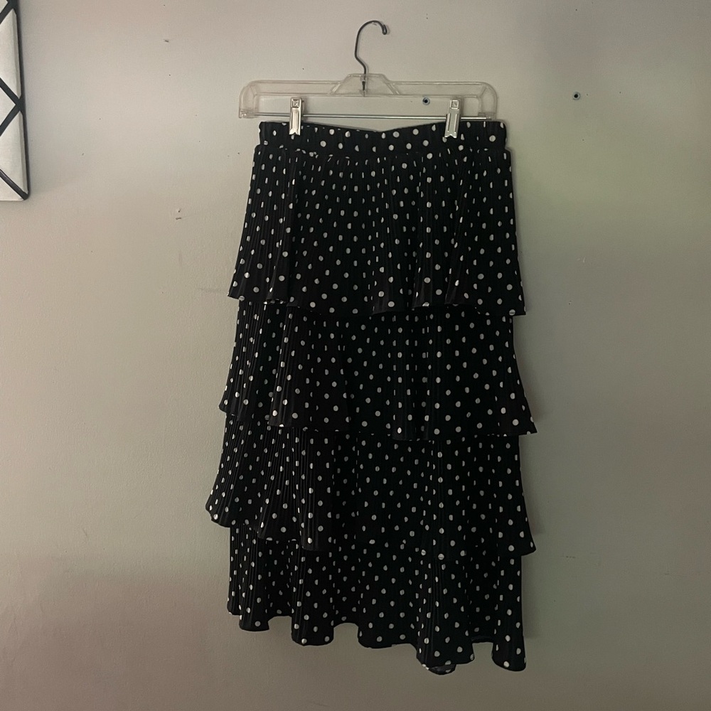 Polka Dot Ruffles Skirt